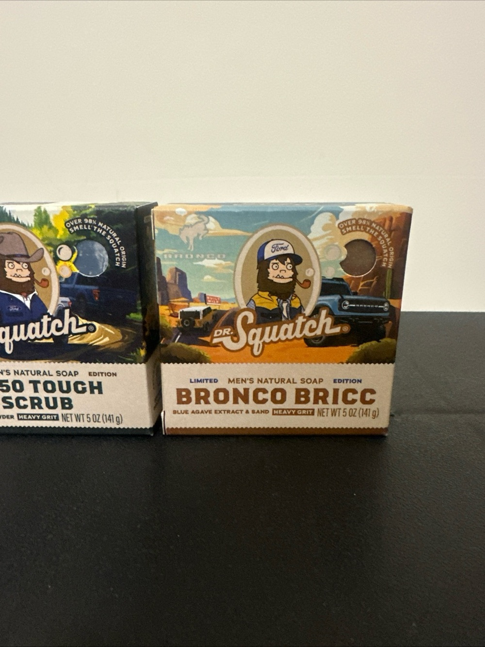 Lot of 2 Dr. Squatch F-150 Touch Scrub & Bronco Bric Soap 5oz - Picture 3 of 7